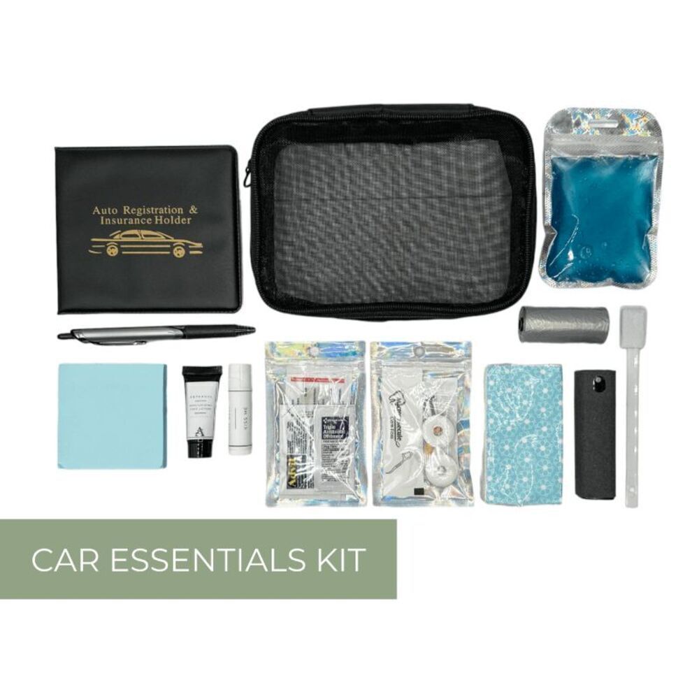 Car Cleaning Kit, Car Essentials Kit, Car First Aid kit